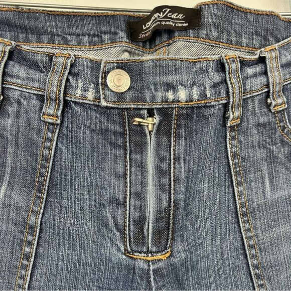 LondonJean Boot Cut Jeans Patch Pockets Retro Style Women’s Sz 2 - Picture 5 of 14